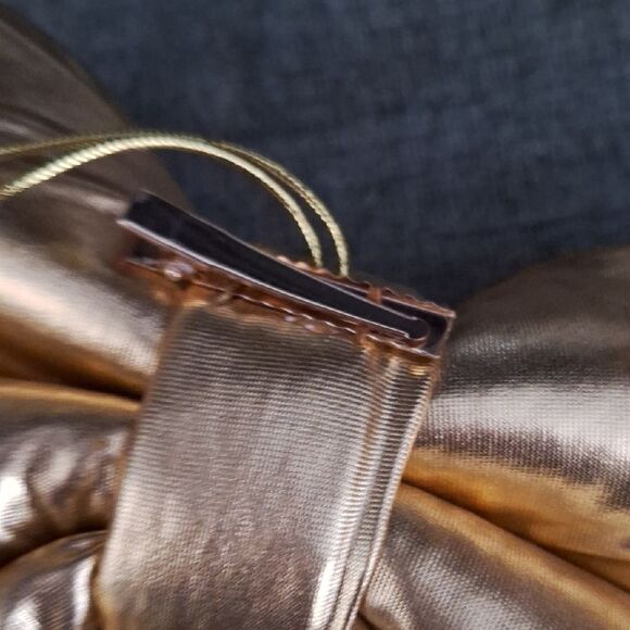 Target Wondershop Shimmering Puffy Gold Bow - Picture 4 of 5